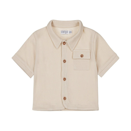 Dirkje jongens blouse zand