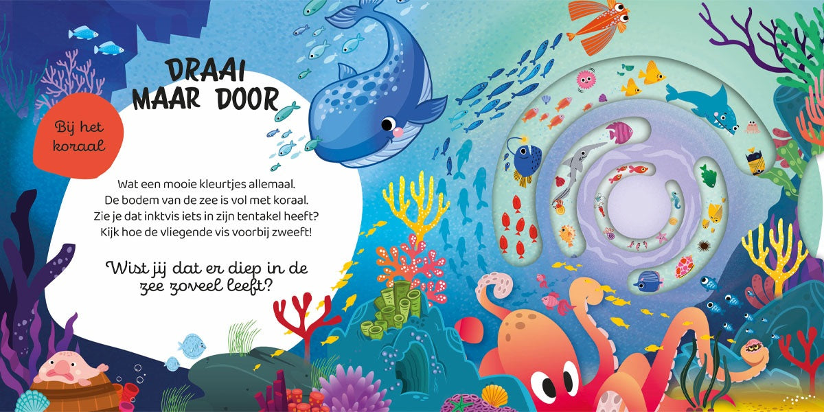 Draai maar door in de zee