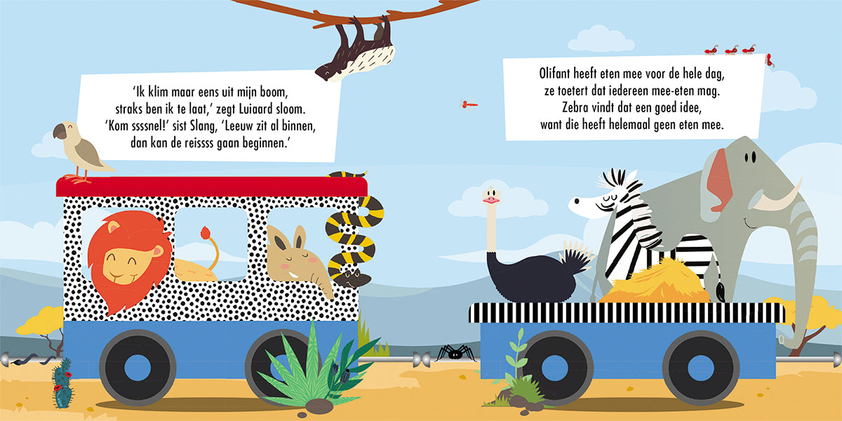 Puzzeltrein Wilde dieren + boekje