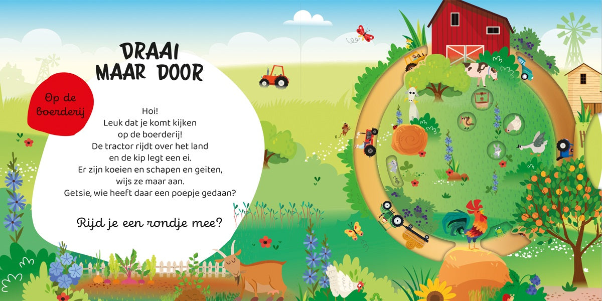 Draai maar door boerderij