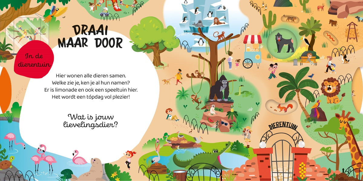 Draai maar door dierentuin