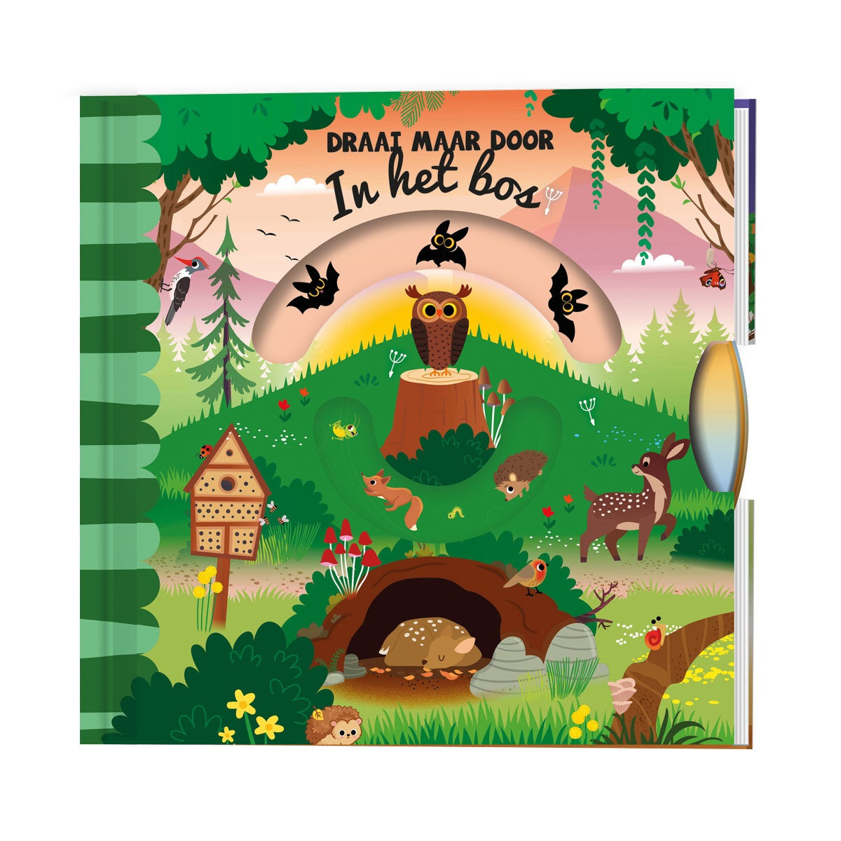 Draai maar door in het bos