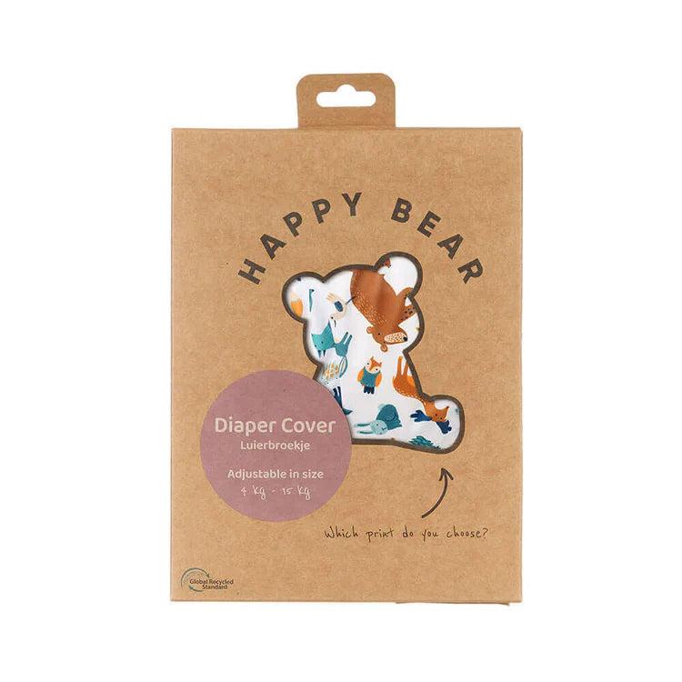 Happybear  Luierbroekje Forest Animals klittenband