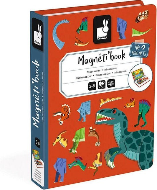 Janod Magneetboek - Dinosaurus