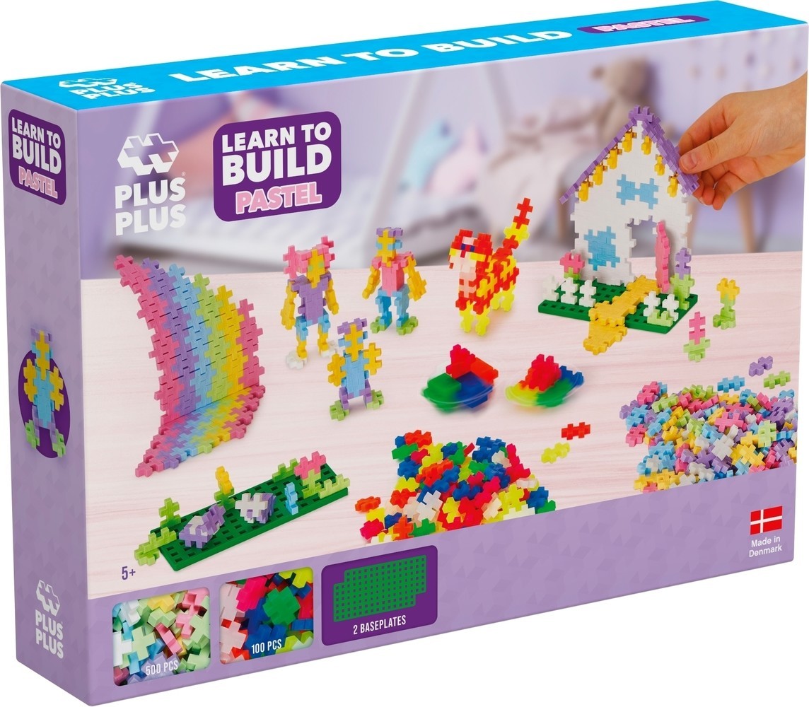 Learn to Build pastel Plus-Plus: 600 stuks