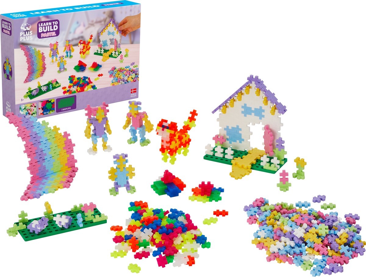 Learn to Build pastel Plus-Plus: 600 stuks