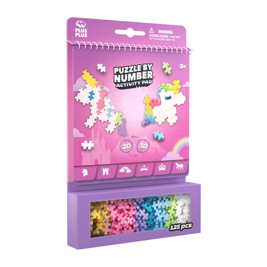 Plus Plus puzzel op nummer activity pad Fairy Tale