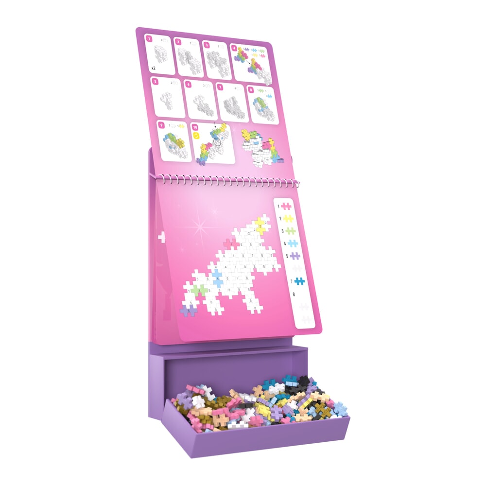 Plus Plus puzzel op nummer activity pad Fairy Tale