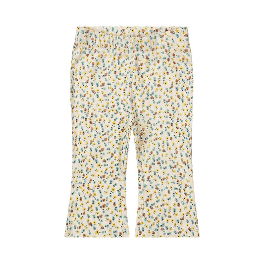 Dirkje flare broek met bloemetjes print