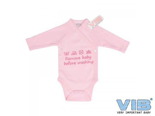 VIB romper remove baby before washing