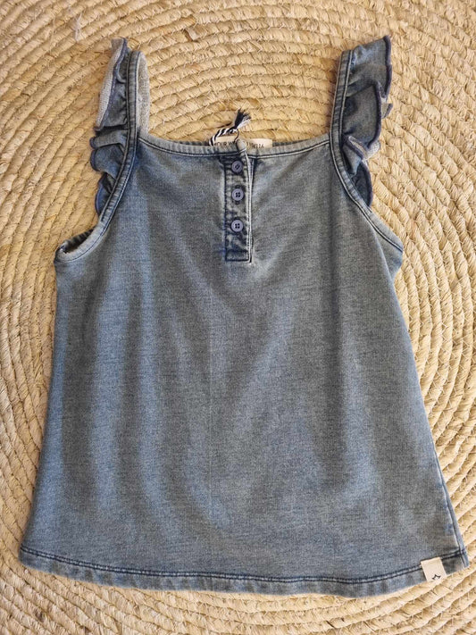 Your Wishes knitted denim hemd mt 110