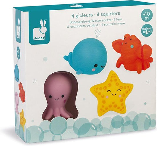 Janod Badspeelgoed -Spuitfiguur Zeedieren