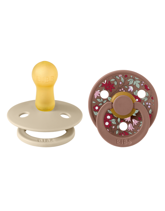 Bibs Speen x Liberty Chamomile 2-pack colour Woodchuck mix