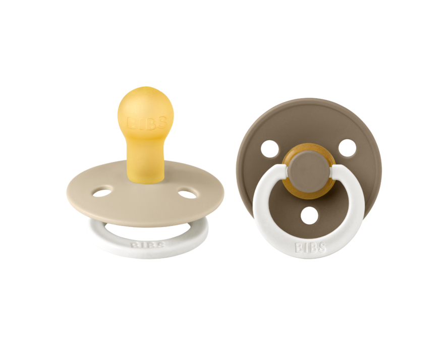 Bibs Speen 2-pack colour Vanilla glow/Dark Oak glow T1