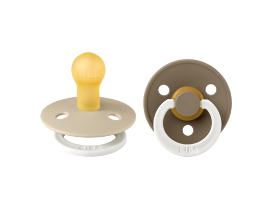Bibs Speen 2-pack colour Vanilla glow/Dark Oak glow T1