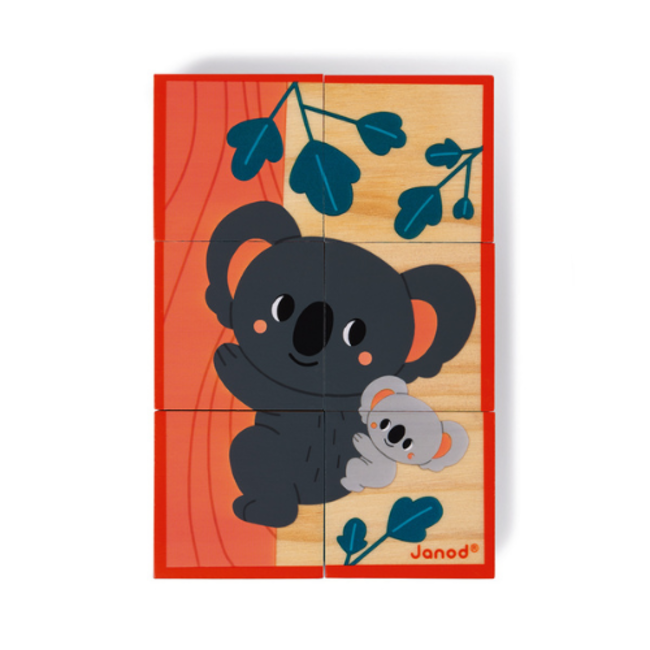 Janod WWF - Houten Blokpuzzel