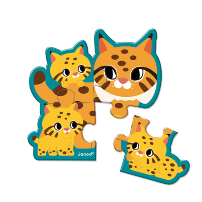 Janod WWF - Puzzelset dieren