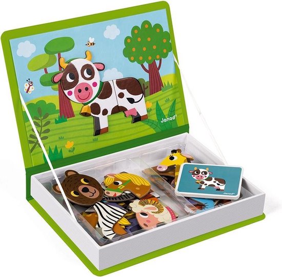 Janod Magneetboek - Dieren