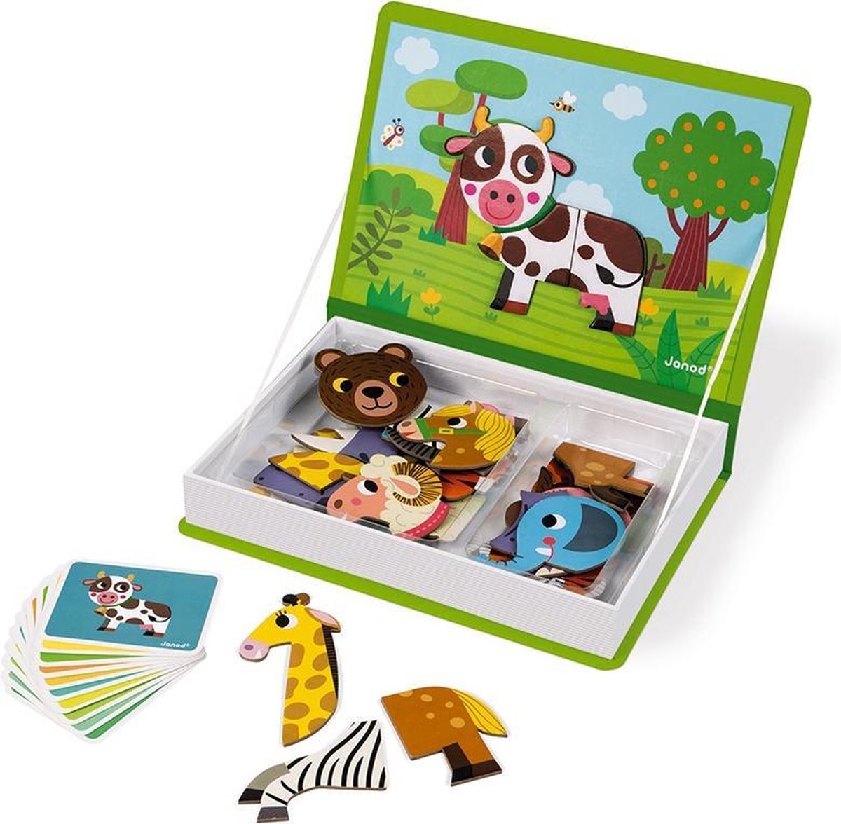 Janod Magneetboek - Dieren