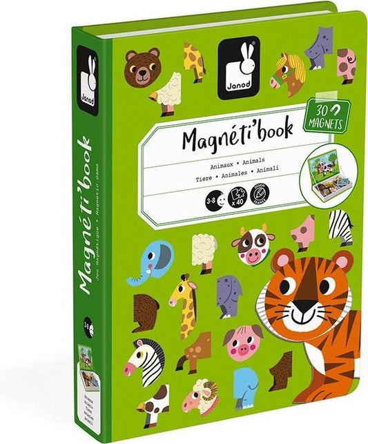 Janod Magneetboek - Dieren