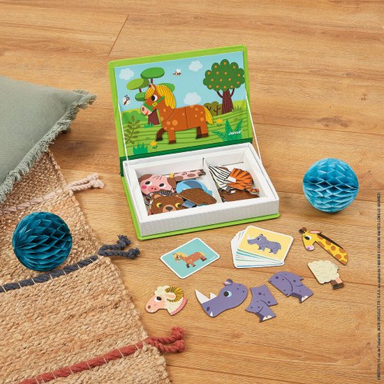 Janod Magneetboek - Dieren