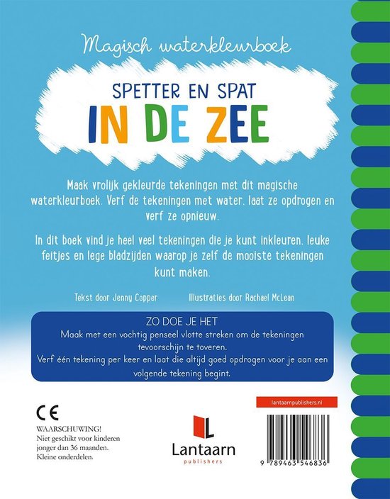 Magisch waterkleurboek In de zee